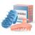 Hair scalp massager shampoo brush 2pcs scalp scrubber 100% silicone scalp peeling for dandruff removalfor hair brush for hair growth waterproof (blue+orange)
