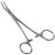 MABIS Precision Kelly Forceps Locking Tweezers Clamp Silver Curved 5-1/2 Inch 1 Count (Pack of 1)
