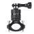 HSU Aluminum Bike Bicycle Handlebar Mount for Gopro Hero 11/10/9/8/7/6/5/4 Session AKASO Campark and Other Action Cameras, 360 Degrees Rotary Mountain Bike Rack Mount (Black)