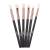 MSQ eye brush set rose gold 6Pcs eyes shadow set eyebrows brush make-up brush eyeliner brush for eyeshadow eyebrow eyeliner blending concealer preferably for Christmas gifts