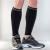 Zensah Running Leg Compression Sleeves - Shin Splint, Calf Compression Sleeve Men and Women Small-Medium Black