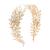 KIPETTO Greek Roman Goddess Gold Leaf Crown Bridal Wedding Headband