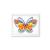 Uniquilling Quilling Paper Quilling Kit for Adults Beginner  8*10-inch Blue Butterfly  Exquisite DIY Paper Filigree Painting Kits Quilling Tools  Home Room Wall Art Decor Best Gifts(Basic)