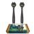 Dorco Pace 6 Pro - Six Blade Razor System with Trimmer - 2 Replacement Handles (Handles Only)