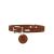 HUNTER AALBORG dog collar leather simple robust comfortable 42 (S) cognac cognac 42 (S)