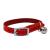 JK Cat Collar Real Leather with Safety Elastic Bell Available (Red)