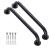 2 Pack 16 Inch Matte Black Shower Grab Bar,ZUEXT Stainless Steel Wall Mount Safety Grab Bar Handle,Bathroom Balance Bar, Safety Hand Rail Support - Handicap, Elderly, Injury, Senior Assist Bath Handle Matte Black 2 Count (…