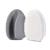 HieerBus Silicone Face Scrubber,Manual Exfoliating Brush,Handheld Facial Cleansing Brush for Women Men-Blackhead Removing Pore Cleansing Massaging for Sensitive, Delicate, Dry Skin (3rd-Grey+White)