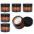 Amber glass empty can 6 pieces Tiegel Cremedose 30ml/50ml brown glass container empty refillable container brown ointment pot for women girls cosmetics creams lotion etheric oils powder (50g)