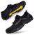 SOBASO Water Shoes Women Men Quick Drying Swim Beach Aqua Shoes for Water Sport Diving Hiking Sailing Travel 12 Women/10.5 Men All Black