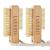 Nail Brush for Cleaning Fingernails Larbois 2Pack Wooden Nail Brushes Fingernail Brush for Cleaning Nail Scrub Brush Two-sided with Hanging Rope (Beechwood) Beechwood-color1