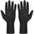 SOLUSTRE 3 Pairs Hair Dye Gloves Black Salon Hair Color Dye Gloves Shampoo Gloves Anti-slip Waterproof Hand Protectors Rubber Gloves for Hairdressing - Size M M (Pack of 3)