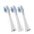 Triple Sonic Replacement Brush Heads, Complete Care Replacement Tooth Brush Heads, STRB-3WW, 3 Count (Pack of 1), White