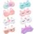 SATINIOR 8Pc Sleep Masks Cute Unicorn Sleeping Masks Funny Soft Plush Blindfold Eyeshade Kids Sleep Eye Covers in Assorted Colors Travel Nap Sleep Lunch Break Overnight Party 8 Count (Pack of 1) Assorted 8 Count (Pack of 1)