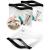 Ogato 3pcs - Clear TSA Approved Toiletry Bag - Our Quart Size Clear Toiletry Bags are Security Approved Worldwide for Liquids & Cosmetics - 100% 3-1-1 Compliant Clear Travel Bags for Toiletries Black