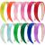 SIQUK 12 pieces satin hair tires ladies front belts satin hair ripe slide -resistant headbands colorful headband for women and girls 12 colors iridid