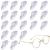 10 pairs of glasses nasal pads nose pads to insert slipproof glasses nose pads soft silicone transparent for glasses sunglasses slide stopper glass pad glasses accessories
