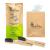 Traveling Panda Mini Travel Bamboo Toothbrush Kit with 2 Soft Bristle Toothbrushes and Mint Toothpaste Tablets  2X 10 Tabs Mint 2 Mini with 20 Tablets