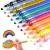 JR.WHITE Acrylic Paint Pens Paint Markers for Rock Painting  Canvas  Wood  Glass  Fabric  Metal  Plastic  Arts Crafts Easter Eggs  Pumpkin  Scrapbooking Supplies  Graffiti Markers for Adults Kids 12