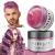 4 23 Unzen pink temporary hair tinting pink instant hair cream mud natural hair color hairstyle pomade unisex styling haartone wax 120g hair wax for party cosplay halloween christmas