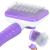 Garstor Dog Brush Cat Brush Dog Brush for Shedding Cat Brushes for Indoor Cats Self Cleaning Pet Brush for Grooming Long Short Haired Dog Cats for Dog Cat Rabbit Remove Loose Fur and Undercoat Purple