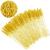 ZHIYE 50 pcs Disposable Eyelash Mascara Brushes Wands Applicator Eyebrow Brush Makeup Kit Eyebrow Castor Oil Brush Makeup Tool 50PCS Yellow