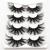 Losha 25MM Lashes Big Fluffy False Eyelashes 3D Dramatic Long Volume Faux Mink Lashes Pack 4 Pairs Fluffy Lashes-04