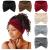 Tobeffect Wide Headbands for Women 7'' Extra Large Turban Headband Boho Hairband Hair Twisted Knot Accessories 6 Pack Absolute Delight