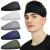 Pilamor Sports Headbands for Men (5 Pack),Moisture Wicking Workout Headband, Sweatband Headbands for Running,Cycling,Football,Yoga,Hairband for Women and Men Gray, Green, White, Blue, Black