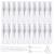 BENECREAT 80PCs 2ml Mini spray bottles of a transparent empty perfume robber made of clear plastic with 6PCs 1ml transfer pipettes 2PCs funnel and 2PCs plastic pump for perfume trips clearly 2 ml