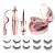5 Pairs Magnetic Eyelashes and Eyeliner Kit, Lanvier Reusable 3D Magnetic False Lashes Extension No Glue Needed - Black