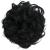 CAISHA by PRETTYSHOP Messy Scrunchie Bun Voluminous Wavy Hairpiece Heat-resistant Synthetic Fibres Black G1A black #1B G1A