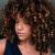 Colorfulpanda afro wig synthetic brazilian confused curly hair for women black brown mixed kinky curly with pony African short wigs for black women (black brown) ombre brown