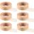 6 Rolls Flexible Skin Tape Breathable Nose Tape Self Adhesive Gauze Tape for Wound Injuries Swelling Sports, 0.5 Inch x 10 Yards Beige
