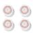 Clarisonic Radiance Facial Cleansing Brush Head Replacement Compatible with Mia 1 Mia 2 Mia Fit Alpha Fit Smart Profile Uplift and Alpha Fit X 4 Count Radiance Brush Head (4 Count)