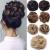 Scrunchy Scrunchie Hair Bun Updo Hairpiece Hair Ribbon Ponytail Extensions Hair Extensions Wavy Curly Messy Hair Bun Extensions Donut Hair Chignons Hair Piece Wig Dark Black 40 g Dark Black