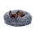 Small Dog Bed Calming Dogs Bed for Small Medium Large Dogs Anti-Anxiety Puppy Bed Machine Washable Warming Cozy Soft Pet Round Bed Fits up to 10-100 lbs Small (Pack of 1) Dark grey