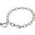 Sprenger Dog Hall chain with sprinkler hook made of stainless steel 3mm i size individually adjustable i necklace 45 cm stainless steel silver 45cm