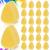 24 Pcs Face Paint Sponges Face Painting Petal Sponge High Density Face Painting Supplies for Kids Adults Makeup Art Work Halloween Body Painting, Tear Drop
