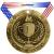 Decade Awards Place Medal World Class Medal - 3 Inch Wide Medallion with Stars and Stripes American Flag V Neck Ribbon GOLD (1st Place)