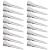 SBYURE 100 Pack 1.77 Inches Single Prong Pin Curl Duckbill Clips Silver Setting Section Hair Clips Metal Alligator Clips for Hair Extensions