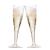 Munfix 100 Pack Plastic Champagne Flutes 5 Oz Clear Plastic Toasting Glasses Disposable Wedding Thanksgiving Party Cocktail Cups
