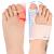 PEDIGOO Bunion Corrector for Women 2pc Non-Slip Bunion Toe Separator Hallux Valgus Relief for Day/Night Support