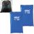 Chattanooga ColPac Reusable Gel Ice Pack for Cold Therapy Half Size 2 Pack Bundle Blue Vinyl with a Lumintrail Drawstring Bag