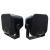 4 Inches Heavy Duty Waterproof Boat Marine Box Outdoor Speakers Surface Mounted for Skid Steer ATV UTV RZR Golf Cart Tractor Powersports Boat Truck Jeep black