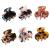 TSLINC 6 pieces of hair clips small hair clips for medium and thin hair non-slip hair singers made of pine tortoise cellulose acetate hair clips for women and girls brown leopards