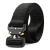 FAIRWIN Tactical Belt, Work Belts for Men Military Webbing Riggers Web Belt Heavy-Duty Quick-Release Buckle Black M 36"-42"