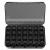 Doruimi Weekly Pill Box Organiser Small Pill Box 7 Day 4 Times A Day Pill Organiser with 28 Copartments to Hold Plenty of Medication Vitamins and Supplements -Full Black