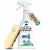 Emma Gr n upholstered cleaner for sofa couch & car seats 1x500ml incl.Upholstery brush - sustainable & anti -smell - car interior cleaner - upholstered cleaning spray - 1x500ml