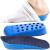 Ailaka Height Increase Insoles (Can be Worn in Socks)  Arch Support Half Inserts Shock Absorption Heel Lifts Cushion Pads for Men & Women (Large) Large Blue